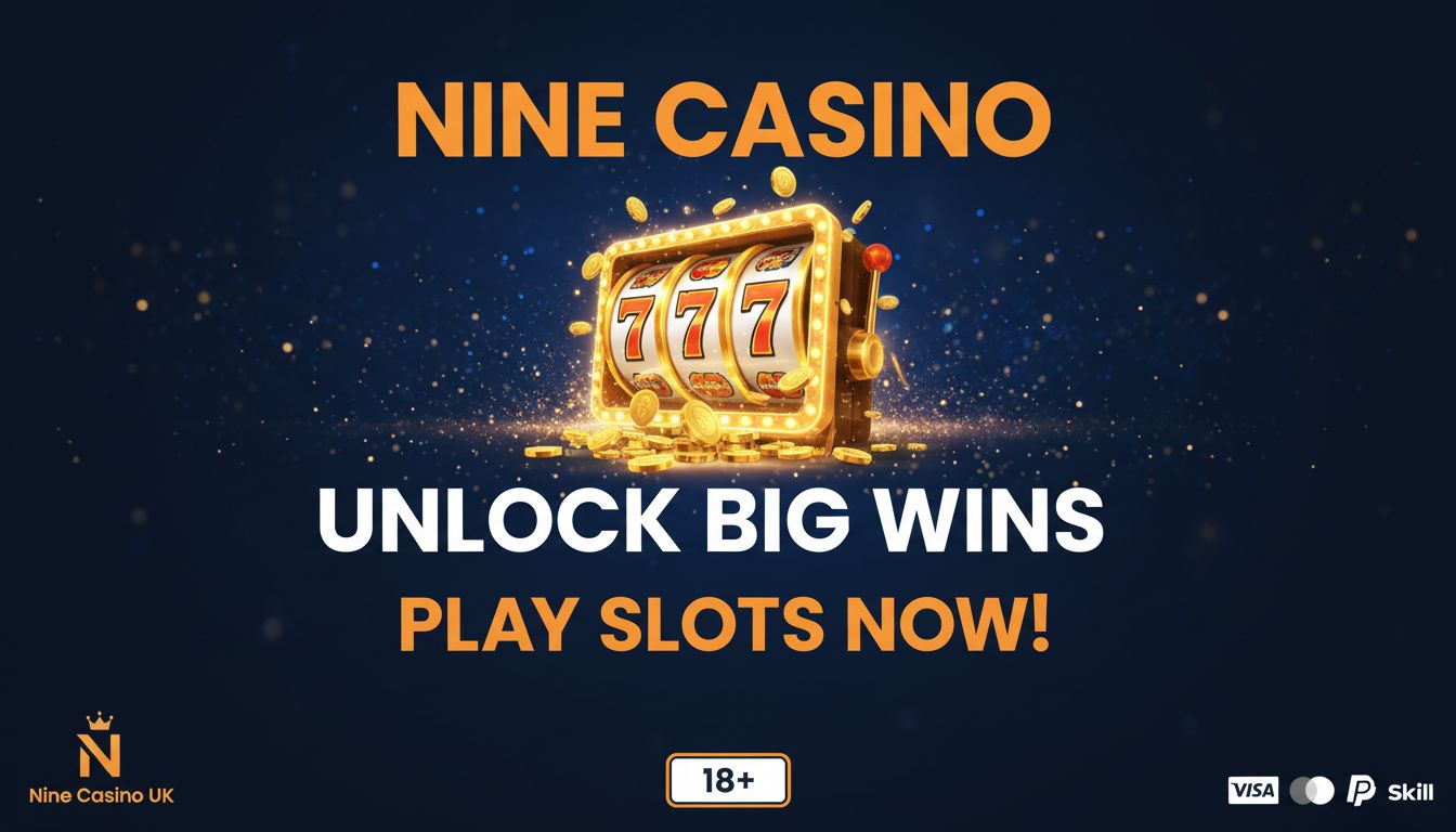 Nine Casino UK about page featuring premium gaming platform and live dealers